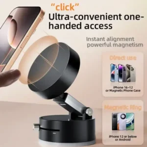 Vacuum Suction Magnetic Phone Stand