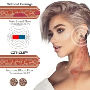 CZTICLE™ Lymphvity MagneTherapy Germanium Earrings