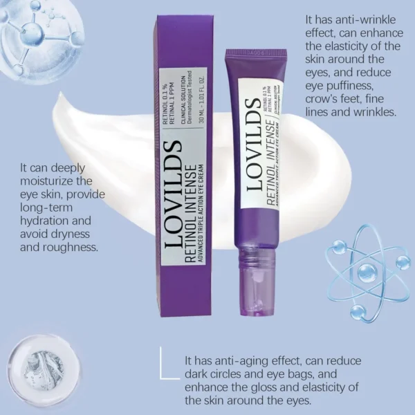 LOVILDS Retinol Intense Advanced Triple Action Eye Cream